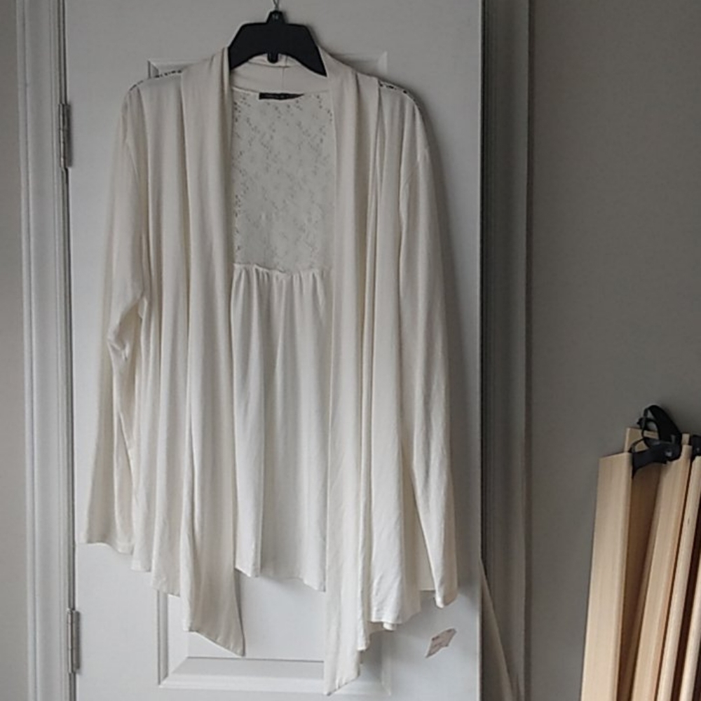 Jersey cotton lace back